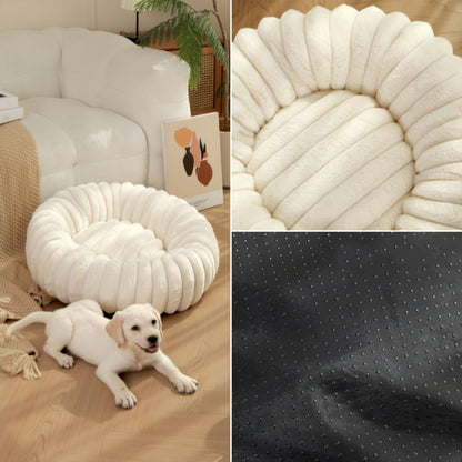 Round Plush Pet Bed