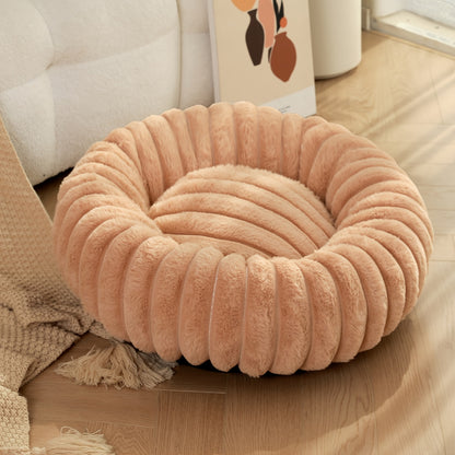 Round Plush Pet Bed