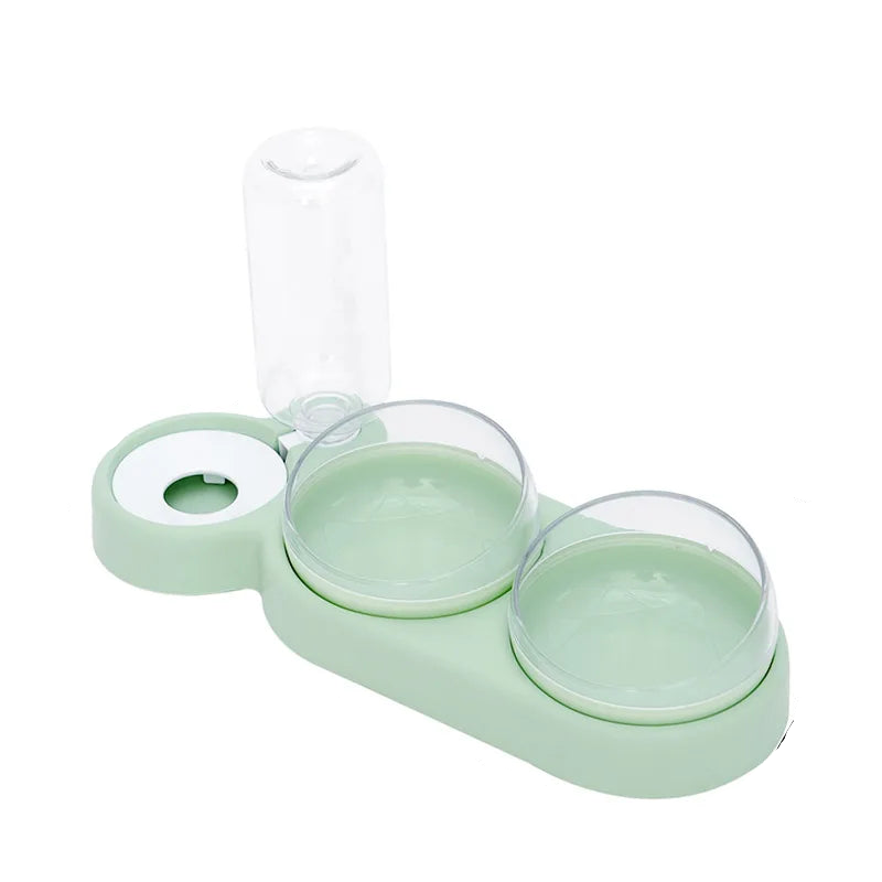 Pet Double Bowls Feeder