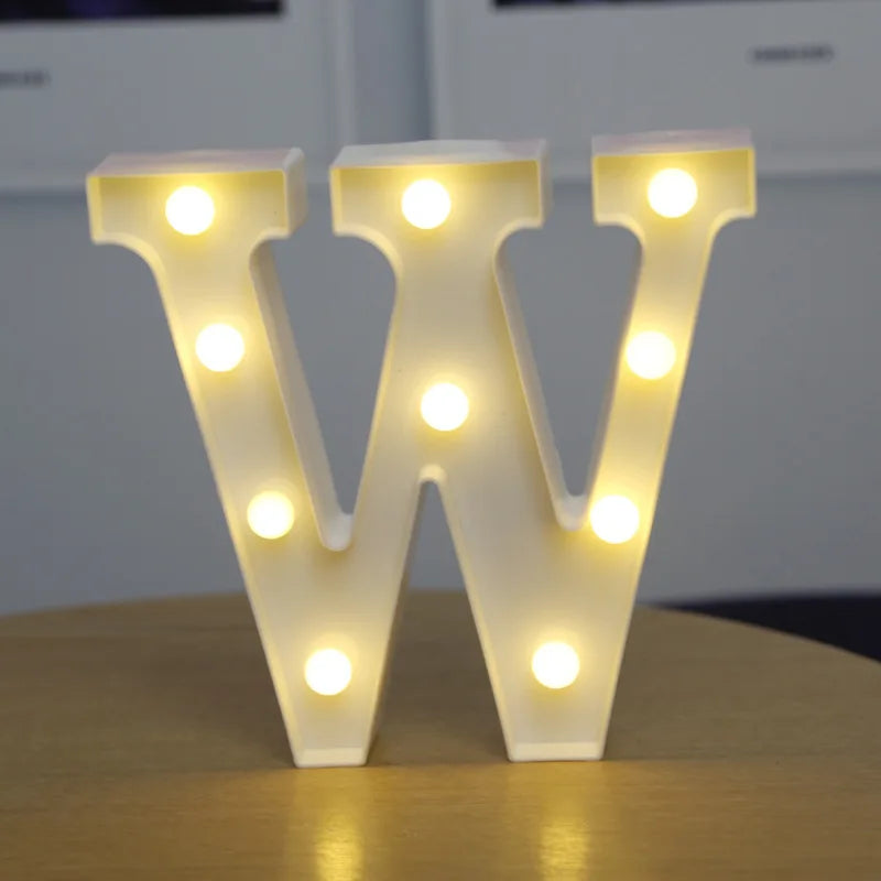 LED Letter and Number Lights