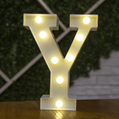 LED Letter and Number Lights