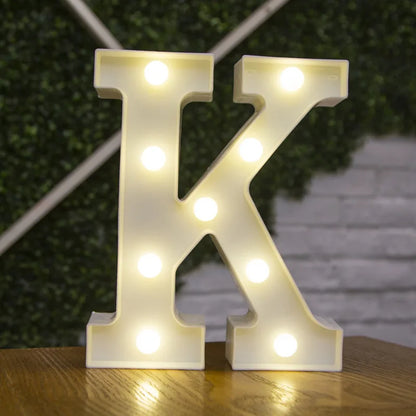 LED Letter and Number Lights