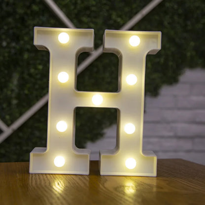 LED Letter and Number Lights