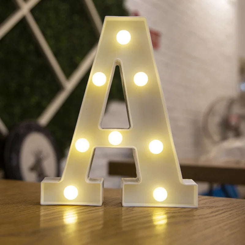 LED Letter and Number Lights