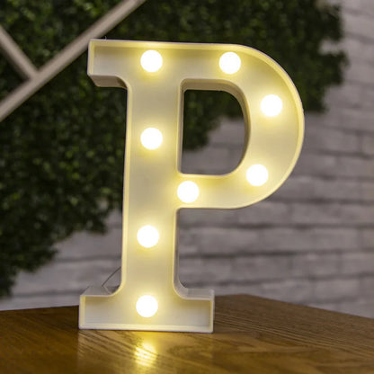 LED Letter and Number Lights