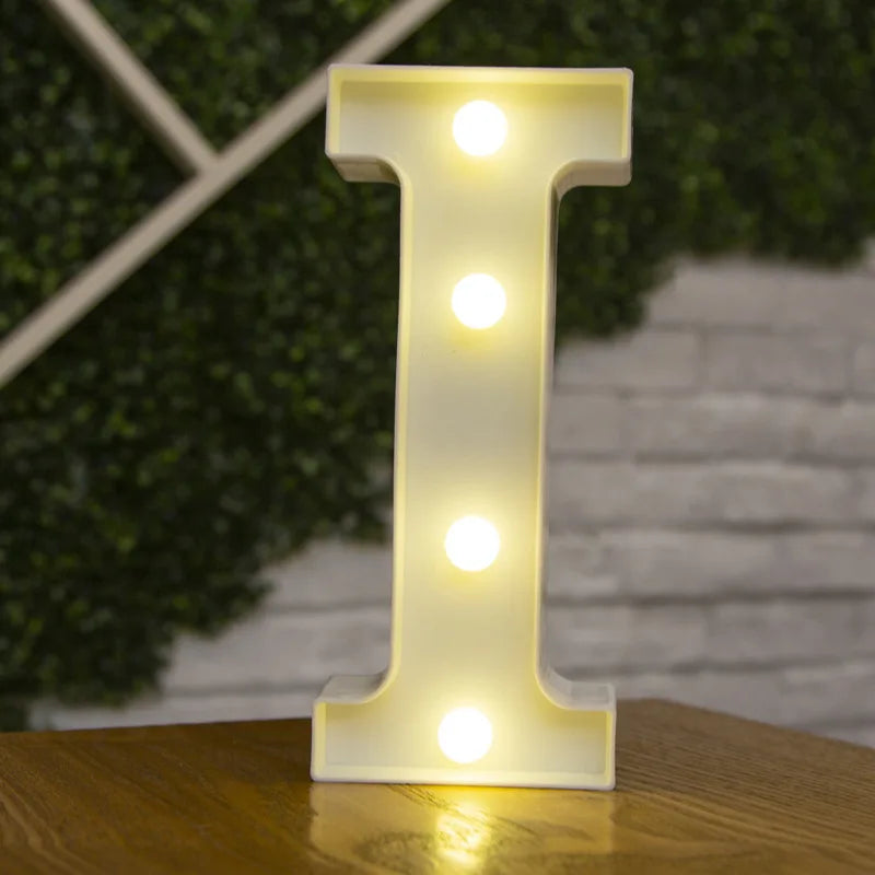 LED Letter and Number Lights