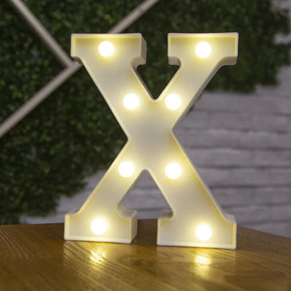 LED Letter and Number Lights