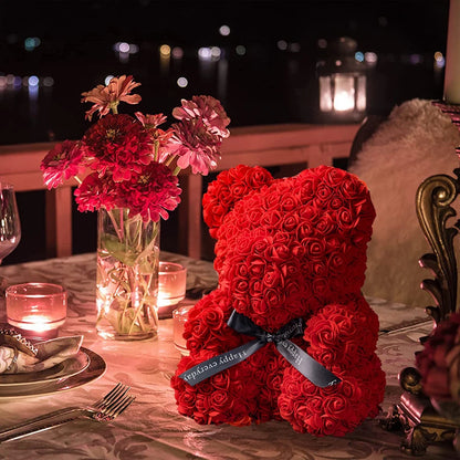 Valentine Rose Bear