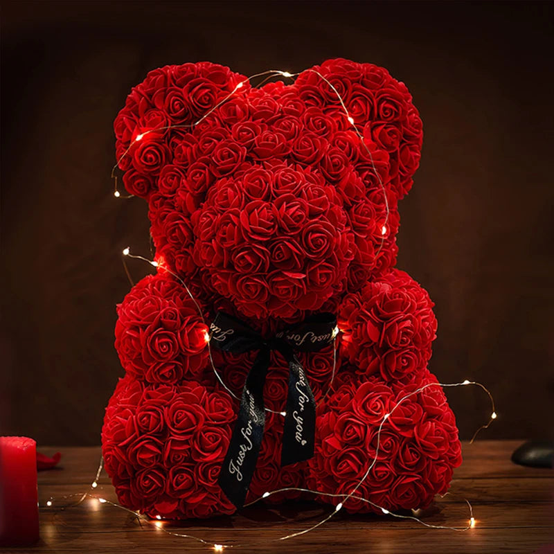 Valentine Rose Bear