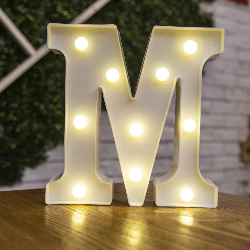 LED Letter and Number Lights