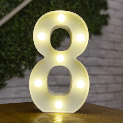 LED Letter and Number Lights