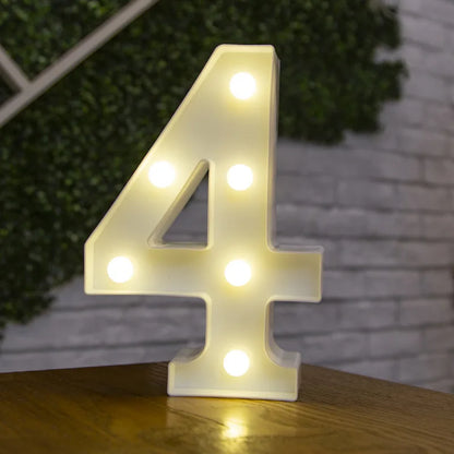 LED Letter and Number Lights