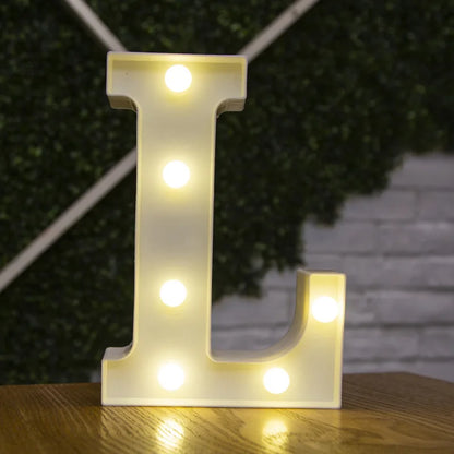 LED Letter and Number Lights