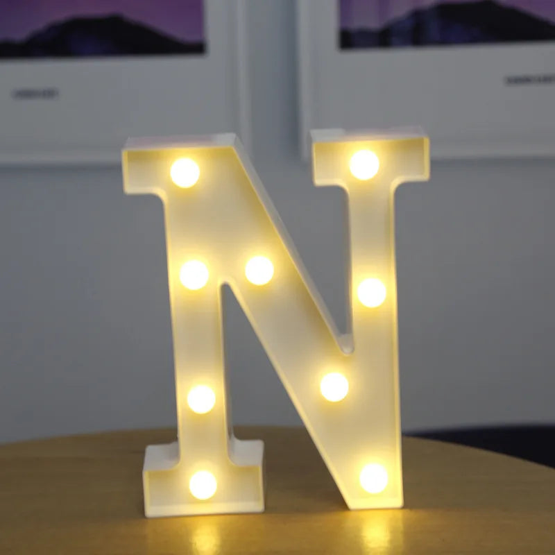 LED Letter and Number Lights