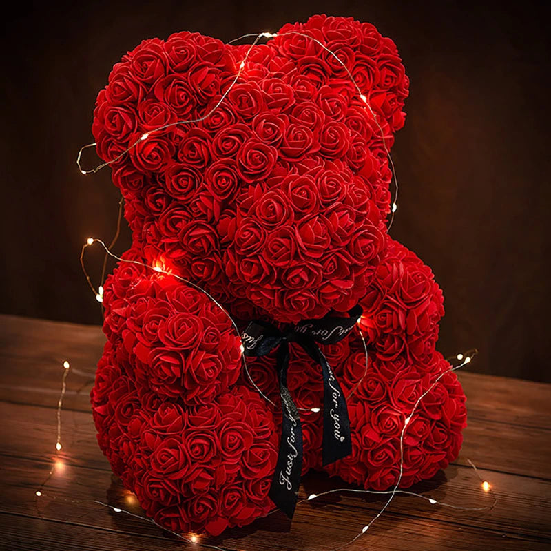 Valentine Rose Bear