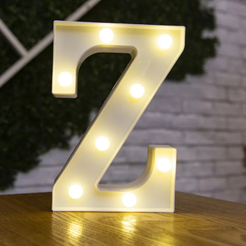 LED Letter and Number Lights