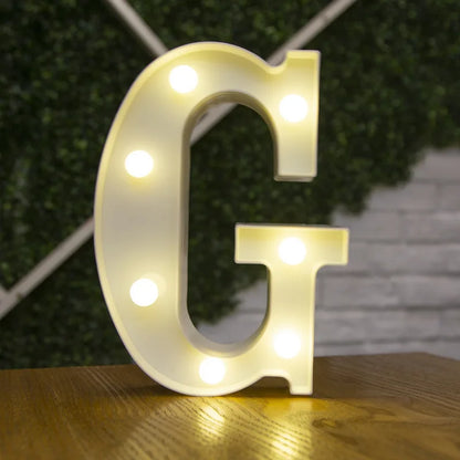 LED Letter and Number Lights