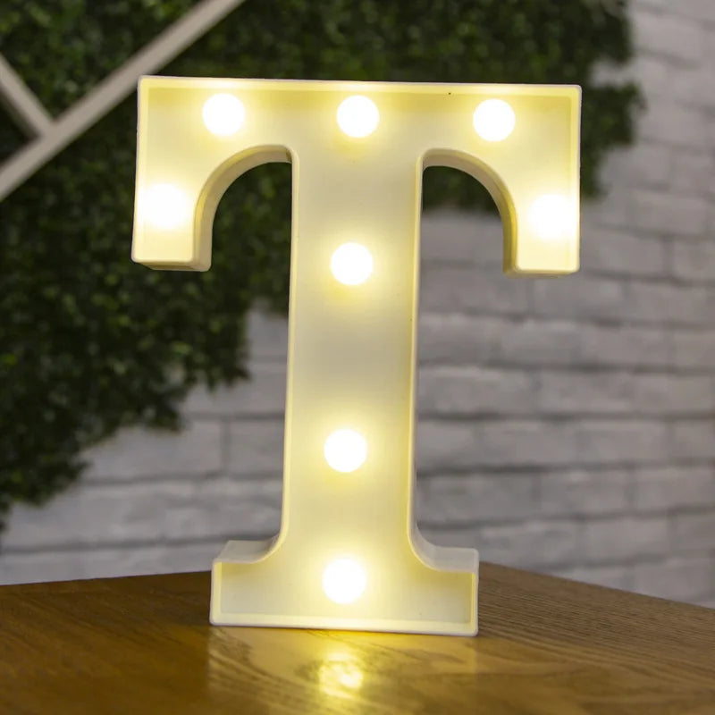 LED Letter and Number Lights