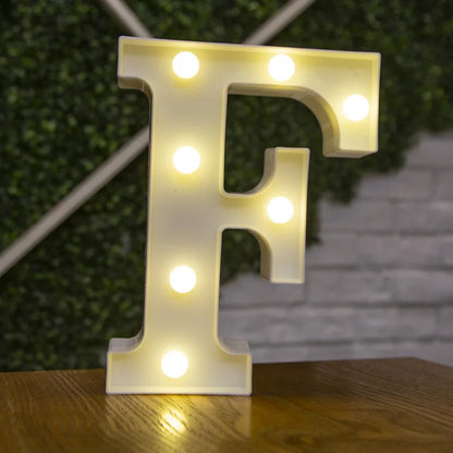 LED Letter and Number Lights