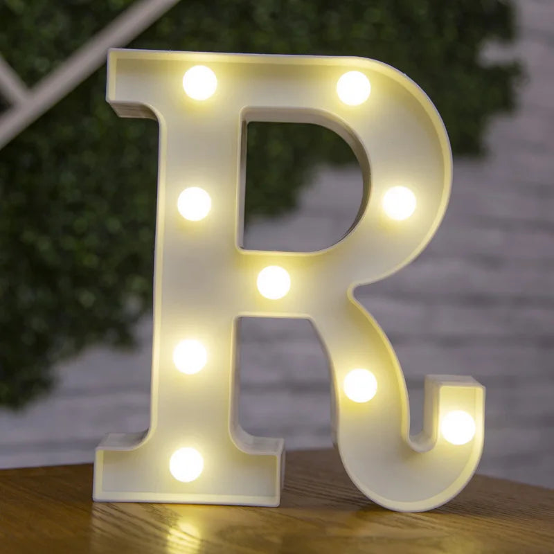 LED Letter and Number Lights