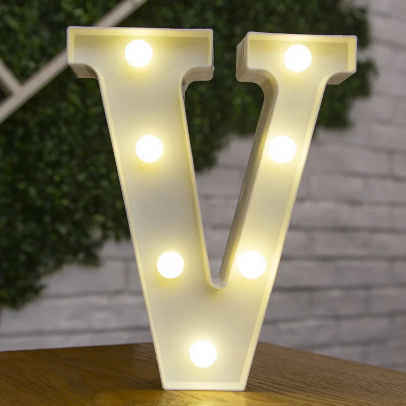 LED Letter and Number Lights