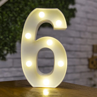 LED Letter and Number Lights