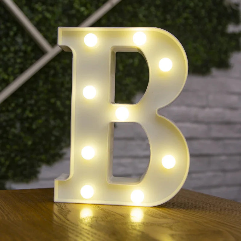 LED Letter and Number Lights