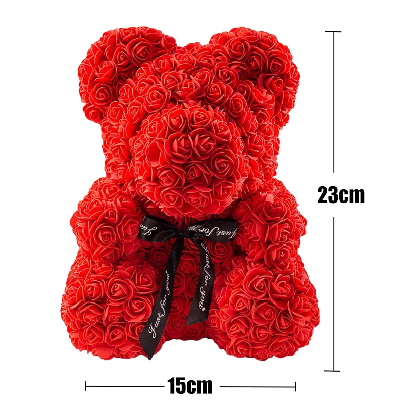 Valentine Rose Bear