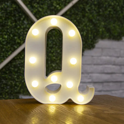 LED Letter and Number Lights