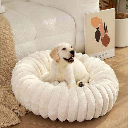 Round Plush Pet Bed